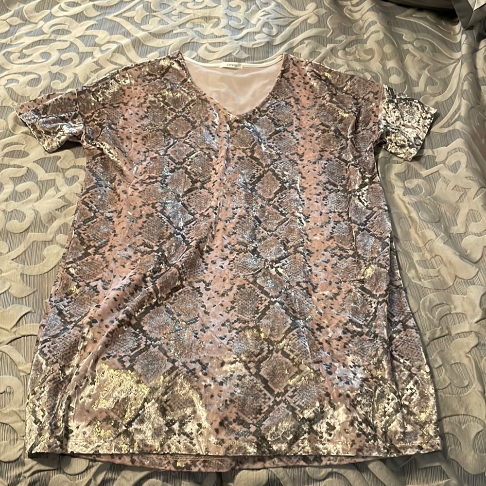 Snake print dress from Vici
